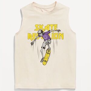 Old Navy Kids Skate Graphic Tank Top